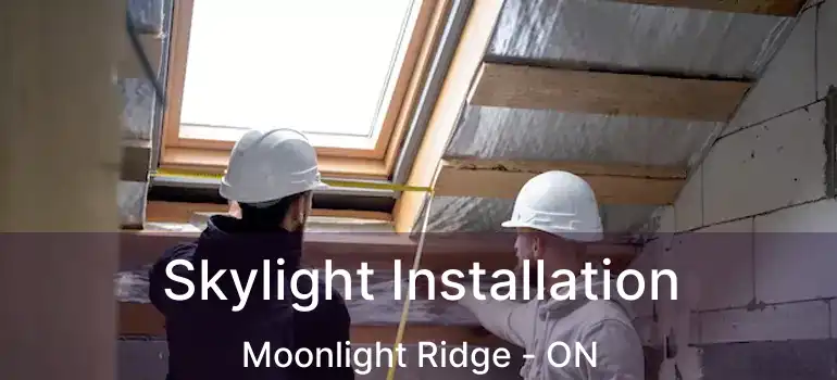  Skylight Installation Moonlight Ridge - ON