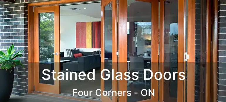  Stained Glass Doors Four Corners - ON