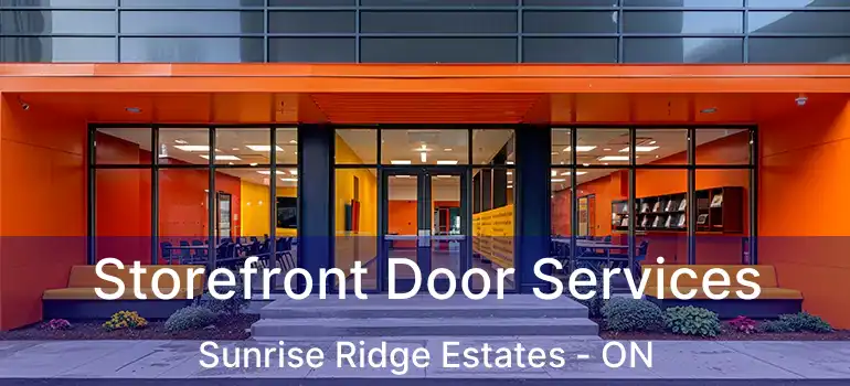  Storefront Door Services Sunrise Ridge Estates - ON