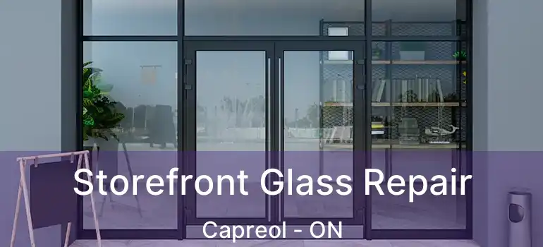 Storefront Glass Repair Capreol - ON