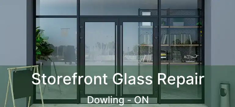  Storefront Glass Repair Dowling - ON