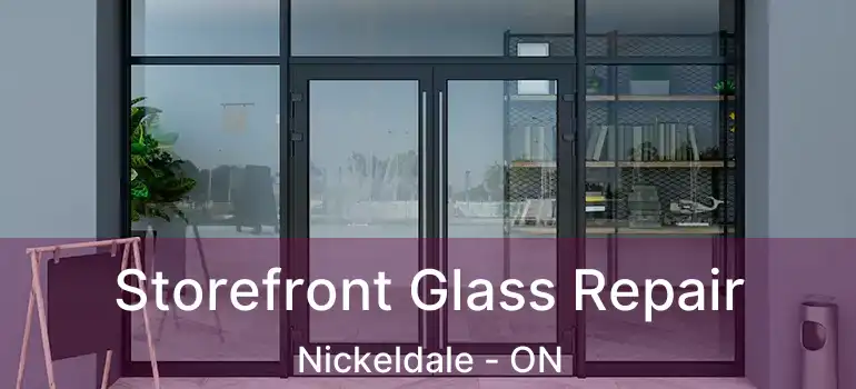  Storefront Glass Repair Nickeldale - ON