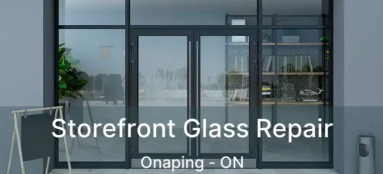  Storefront Glass Repair Onaping - ON