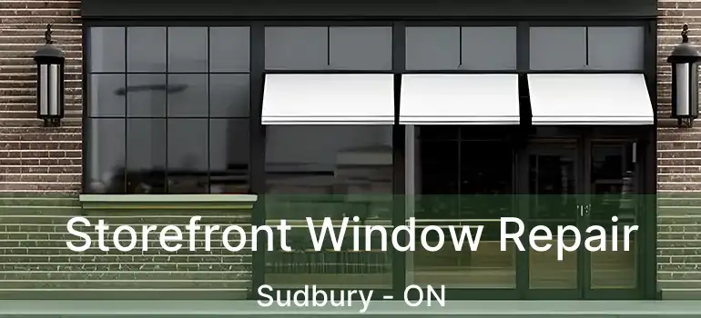  Storefront Window Repair Sudbury - ON