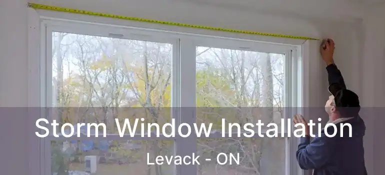  Storm Window Installation Levack - ON