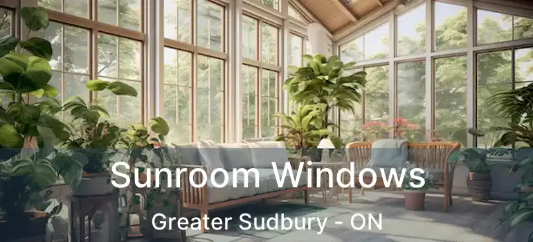  Sunroom Windows Greater Sudbury - ON