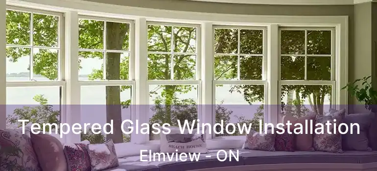  Tempered Glass Window Installation Elmview - ON