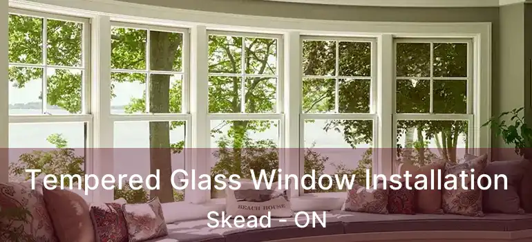  Tempered Glass Window Installation Skead - ON