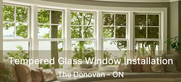  Tempered Glass Window Installation The Donovan - ON