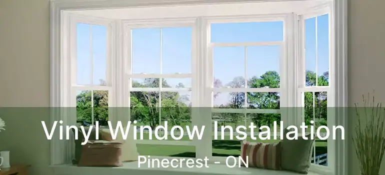  Vinyl Window Installation Pinecrest - ON