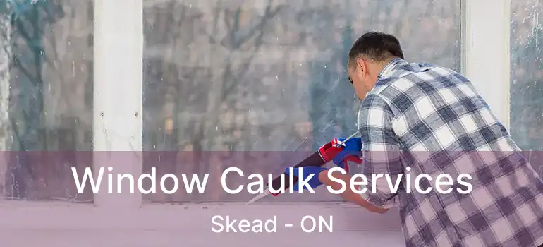  Window Caulk Services Skead - ON