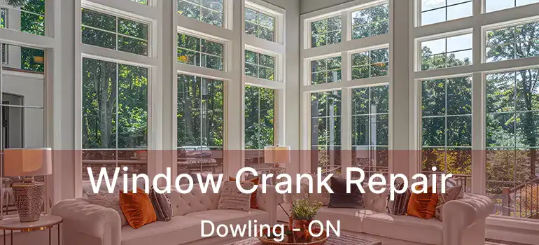  Window Crank Repair Dowling - ON
