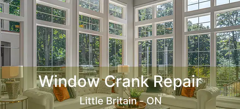  Window Crank Repair Little Britain - ON
