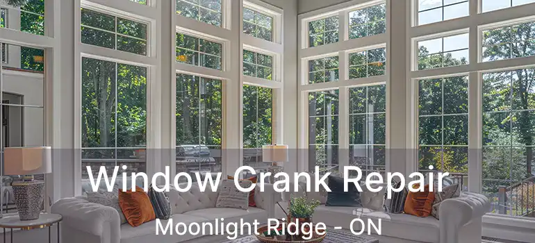  Window Crank Repair Moonlight Ridge - ON