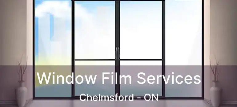  Window Film Services Chelmsford - ON