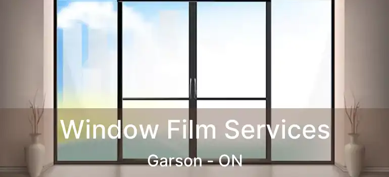  Window Film Services Garson - ON