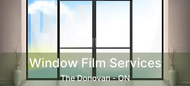  Window Film Services The Donovan - ON
