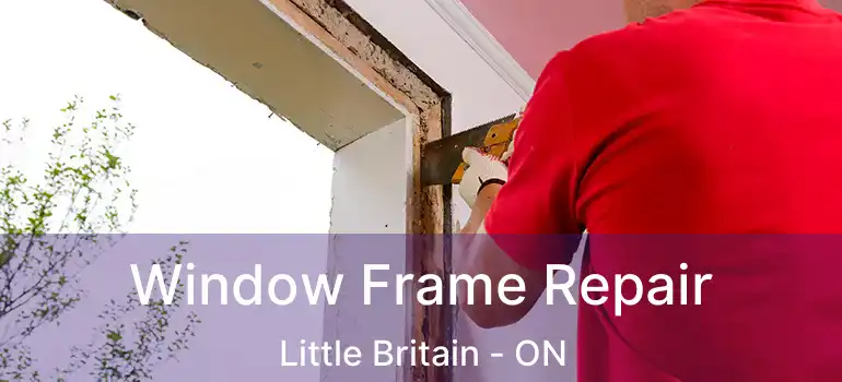  Window Frame Repair Little Britain - ON