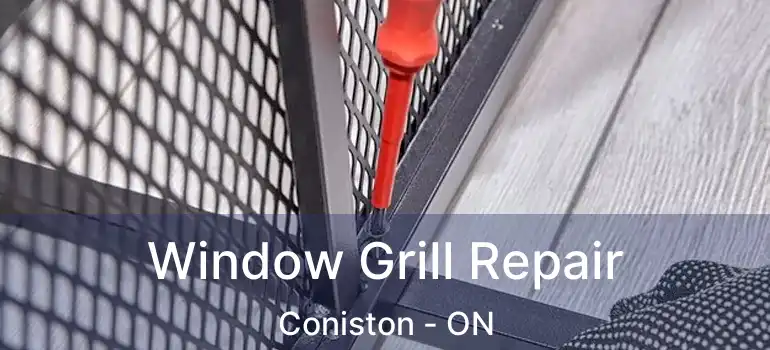  Window Grill Repair Coniston - ON