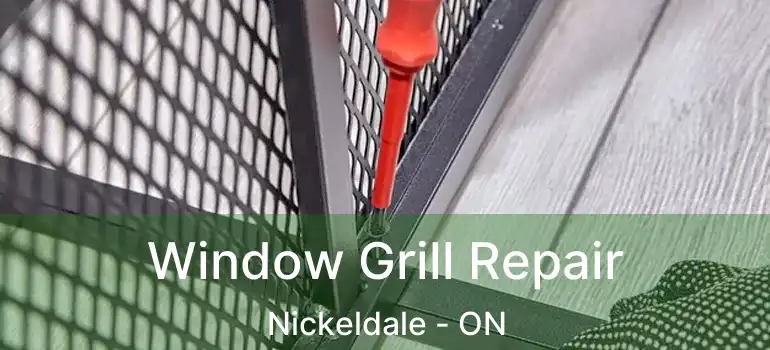  Window Grill Repair Nickeldale - ON