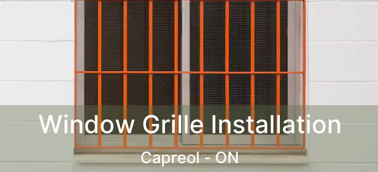  Window Grille Installation Capreol - ON