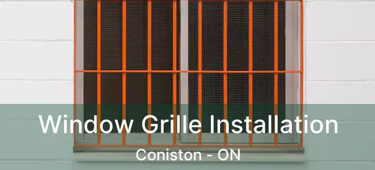  Window Grille Installation Coniston - ON