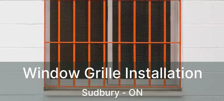  Window Grille Installation Sudbury - ON