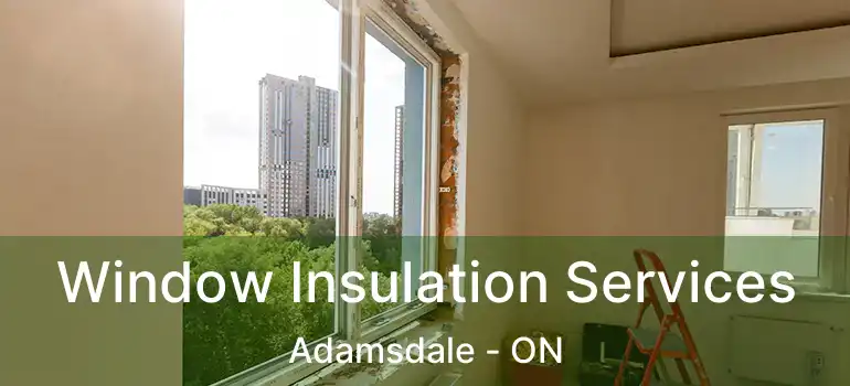  Window Insulation Services Adamsdale - ON