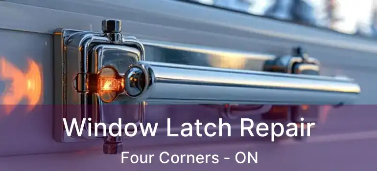  Window Latch Repair Four Corners - ON