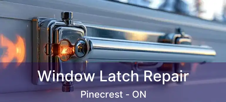  Window Latch Repair Pinecrest - ON