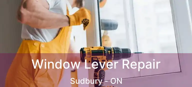  Window Lever Repair Sudbury - ON