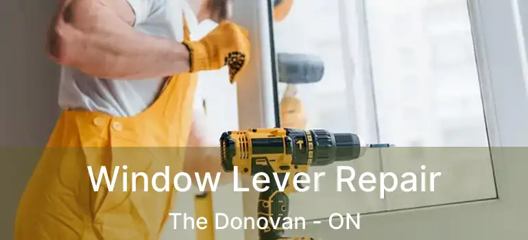  Window Lever Repair The Donovan - ON
