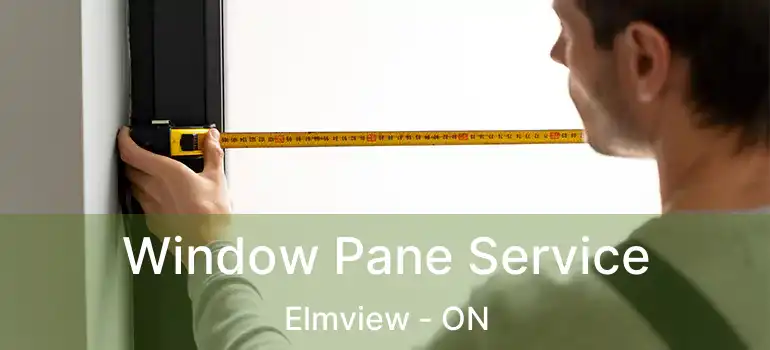  Window Pane Service Elmview - ON