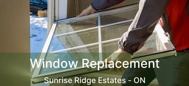  Window Replacement Sunrise Ridge Estates - ON