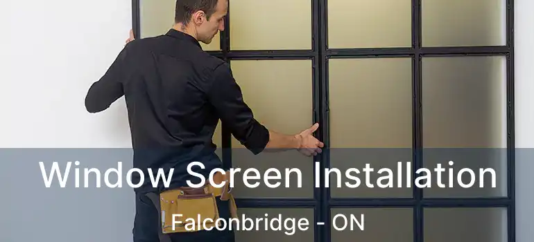  Window Screen Installation Falconbridge - ON