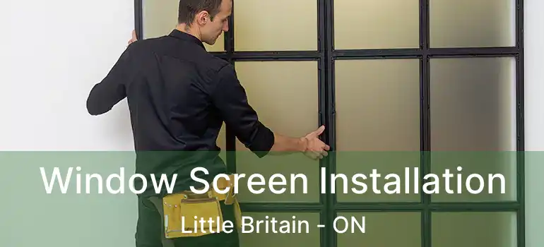  Window Screen Installation Little Britain - ON