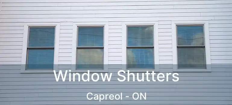  Window Shutters Capreol - ON