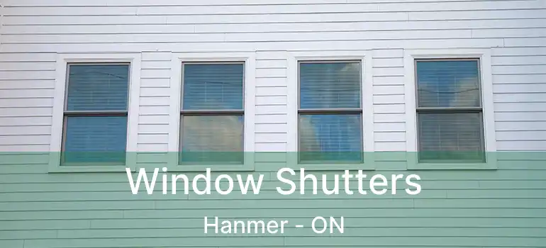  Window Shutters Hanmer - ON