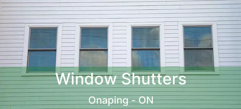  Window Shutters Onaping - ON