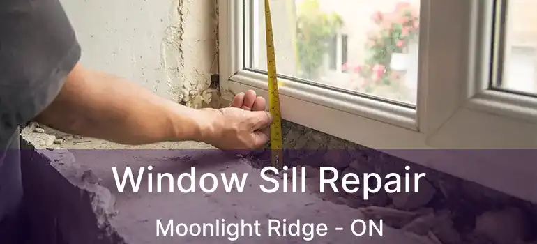  Window Sill Repair Moonlight Ridge - ON