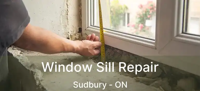  Window Sill Repair Sudbury - ON