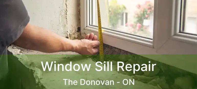 Window Sill Repair The Donovan - ON