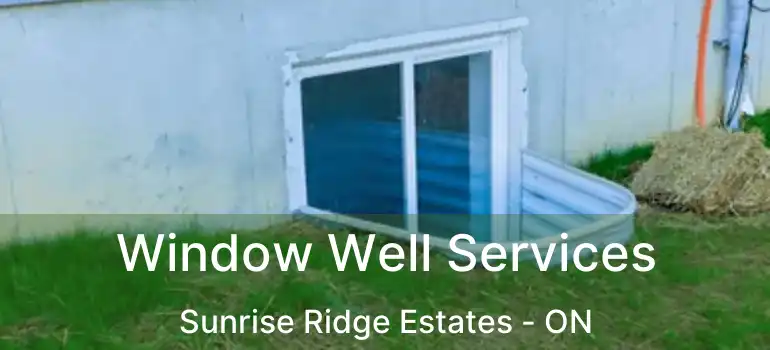 Window Well Services Sunrise Ridge Estates - ON