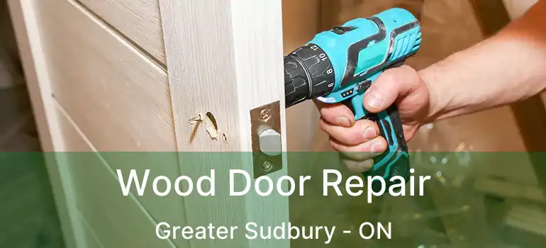  Wood Door Repair Greater Sudbury - ON